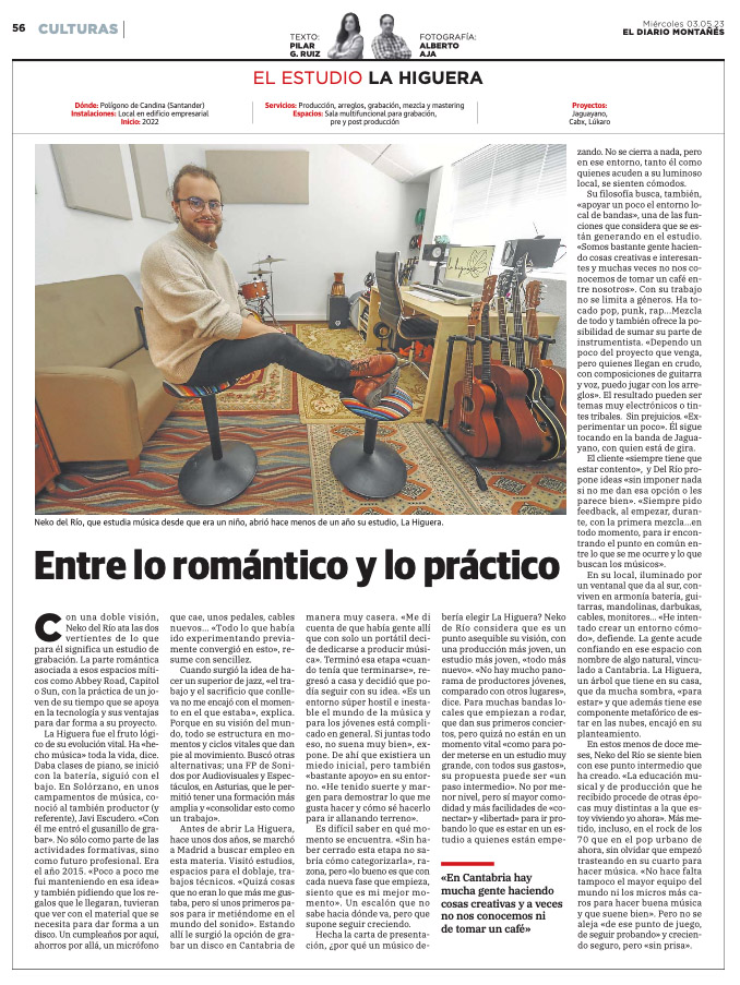Entrevista El Diario Montañes